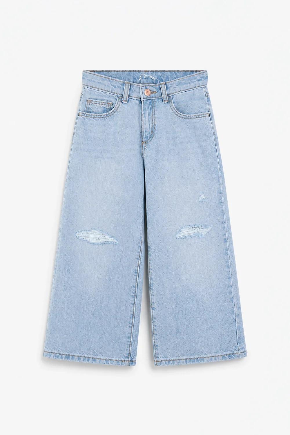 Wide Leg Denim Pant