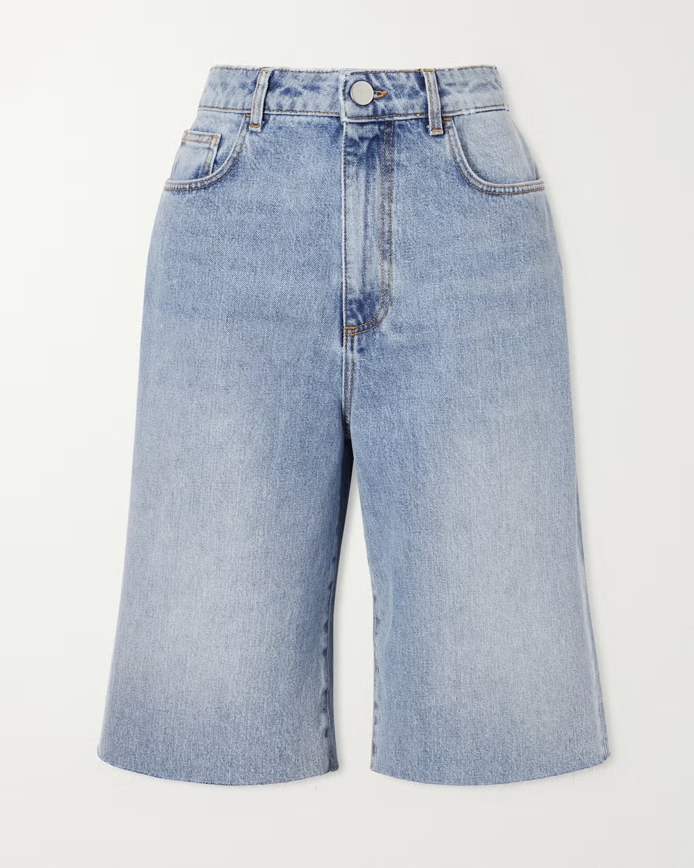 Mid Lenght Denim Short